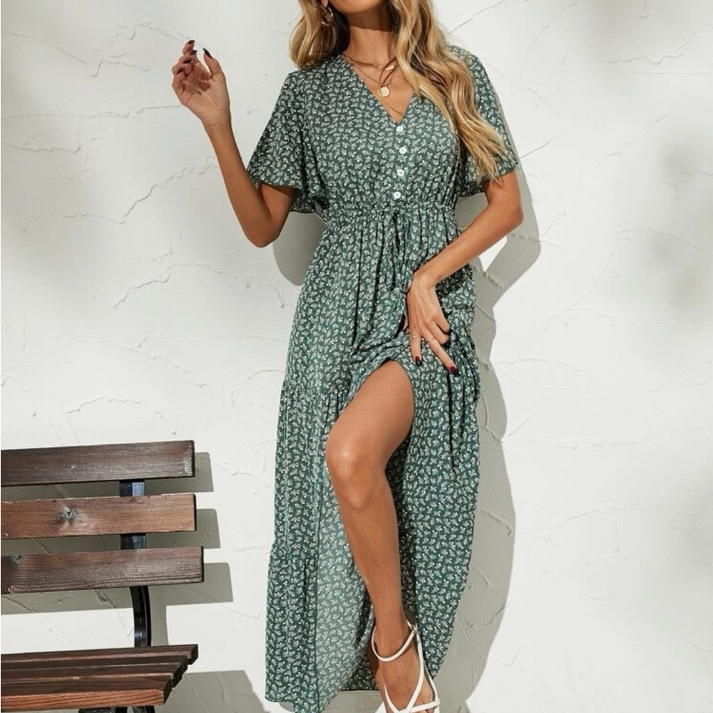 Floral maxi dress